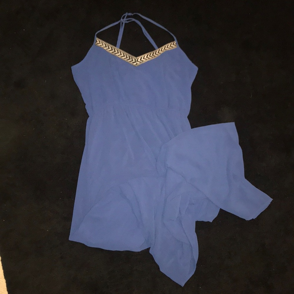 HEARTSOUL royal blue maxi dress with detailing